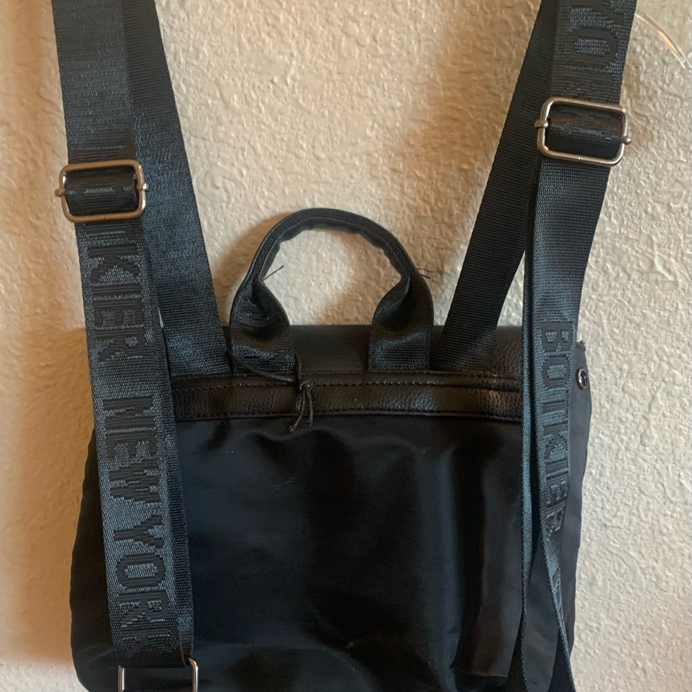 Botkier New York Trigger Backpack Bag Or Purse Bl… - image 2
